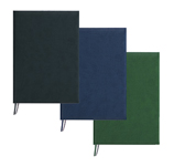 Black, Navy Blue and Green Large Imitation Leather Journals