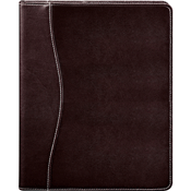 brown saddle stitched ultrahyde journal