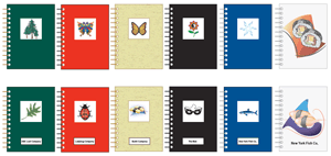 5 x 7 die cut quick ship journals